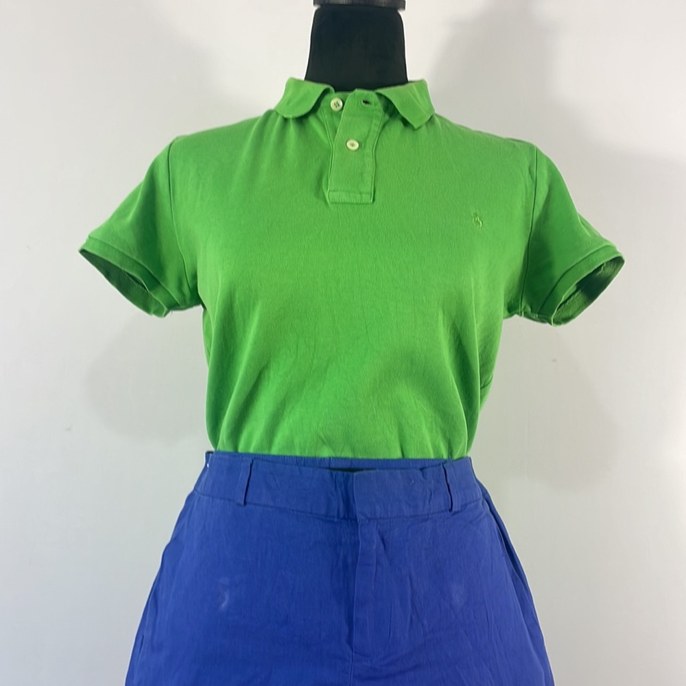 Polo by Ralph Lauren Sport, Classic Fit, Slim Fit, Green, Small, women’s - Picture 6 of 13